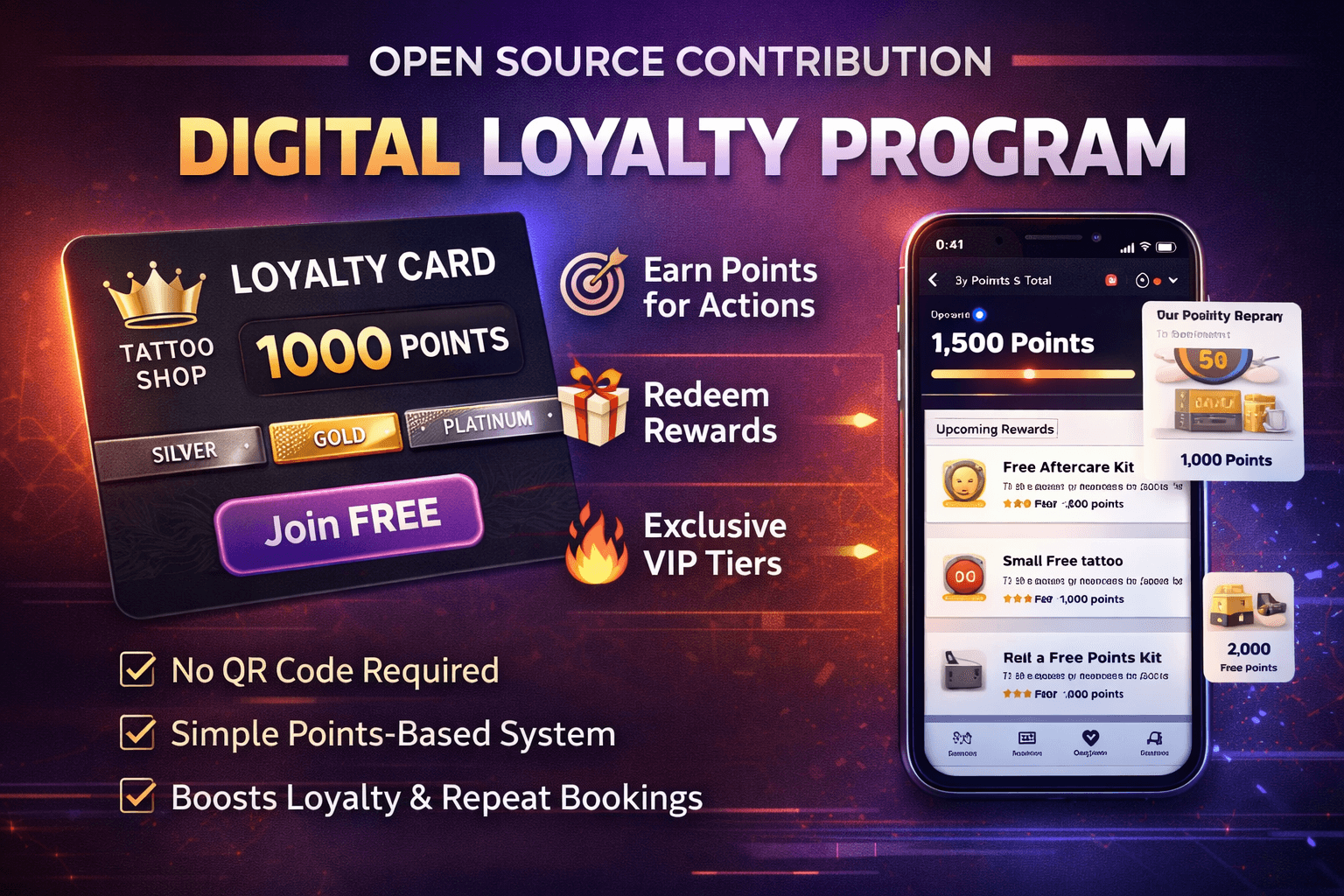 Tattoo Studio - Membership Program